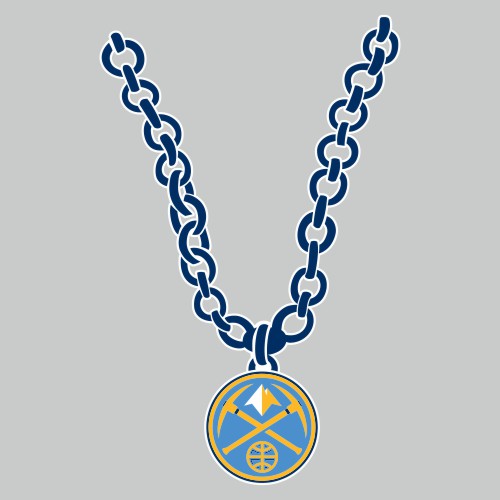 Denver Nuggets Necklace logo iron on paper